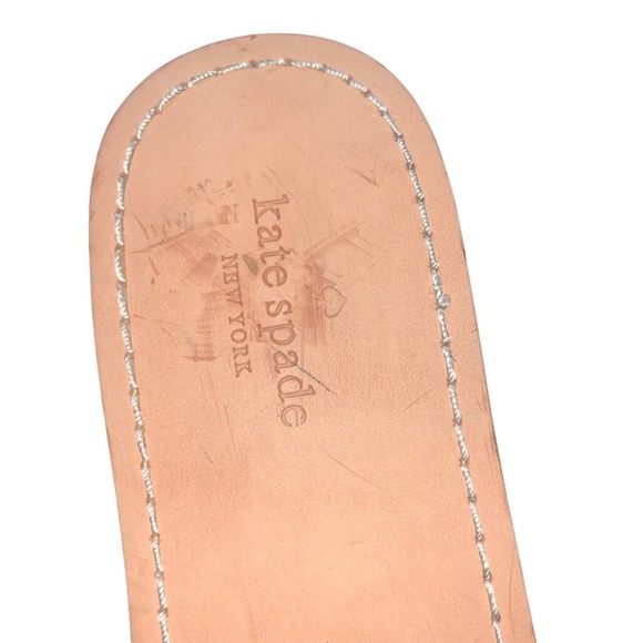 Kate Spade - Ixtapa Chili Pepper Slides, black w/embroidered chili peppers, 7.5 - Picture 6 of 10